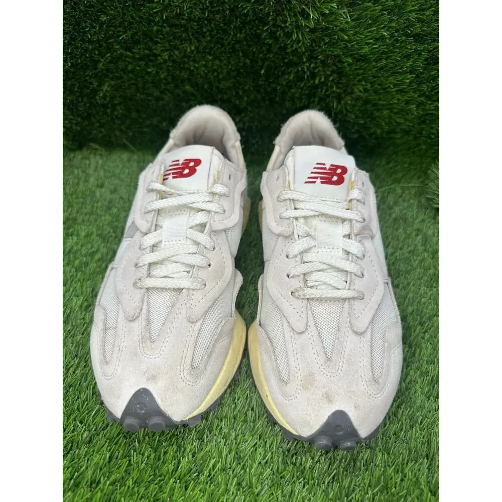 New Balance 327 U327WRB Athletic Sneaker Unisex M7/W8.5 Gray Suede Gym Training